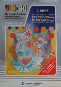 Clowns Vic-20  box art
